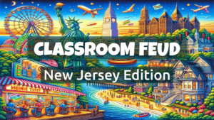New Jersey Classroom Feud. A Google Slides Template With Family Feud Style Survey Questions.